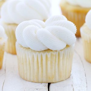 Elegant White Cupcake!