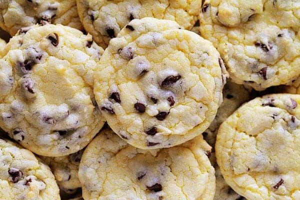Chocolate Chip Cake Mix Cookies~ Easy, Fast, and the BEST tasting!