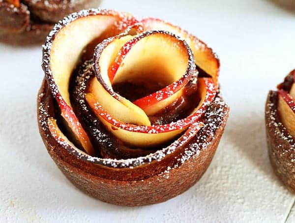 Chocolate Cinnamon Apple Rose!