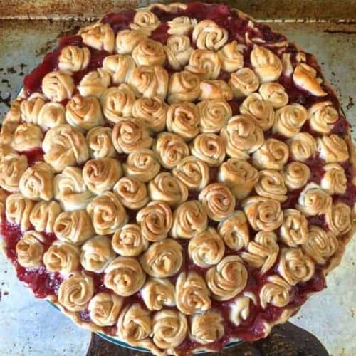 Rose Pie Crust i am baker
