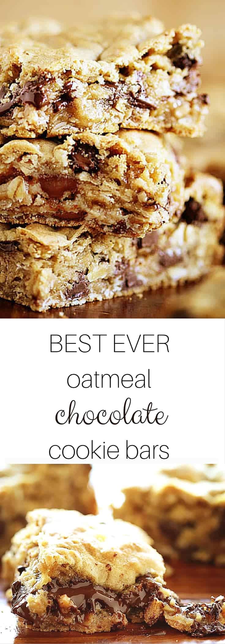 Oatmeal Chocolate Chip Bars i am baker