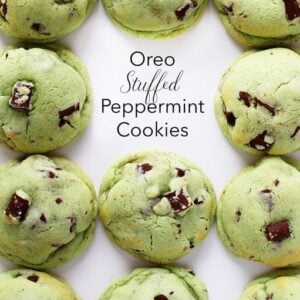 Seriously amazing chocolate mint cookies with a fantastic surprise inside!