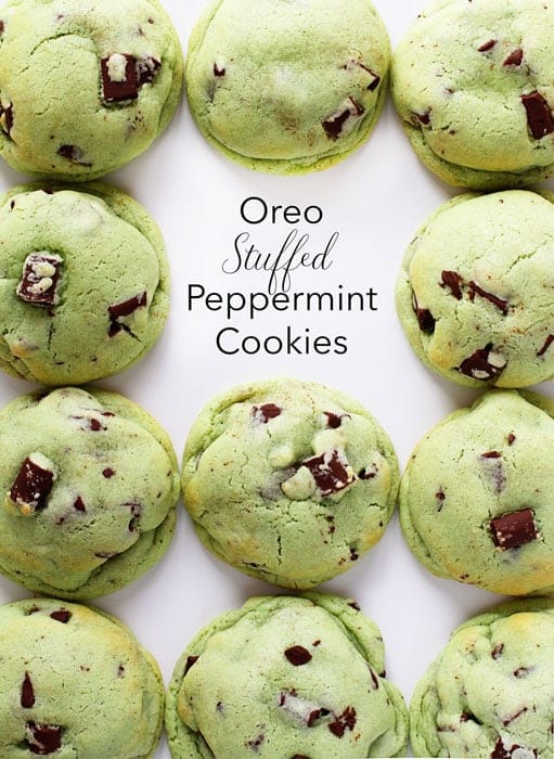 Peppermint Cookies with Oreo's Inside {VIDEO} | i am baker