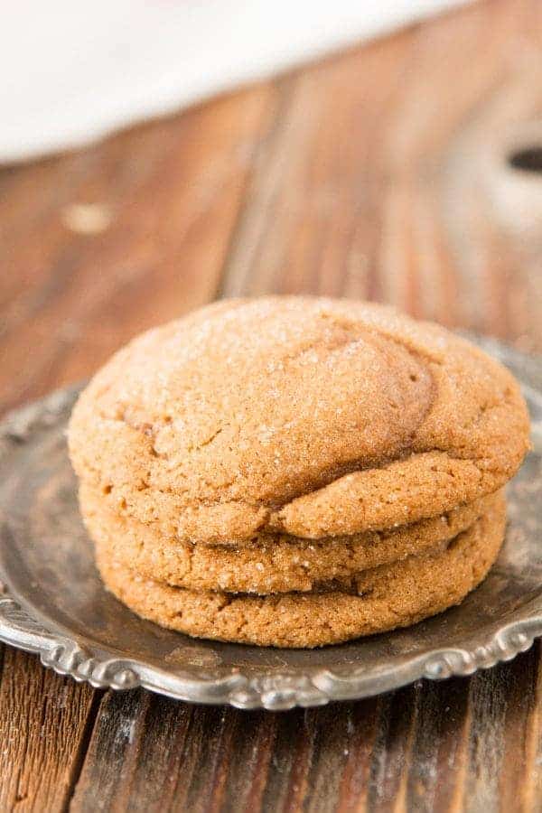 soft and chewy molasses cookies i am baker