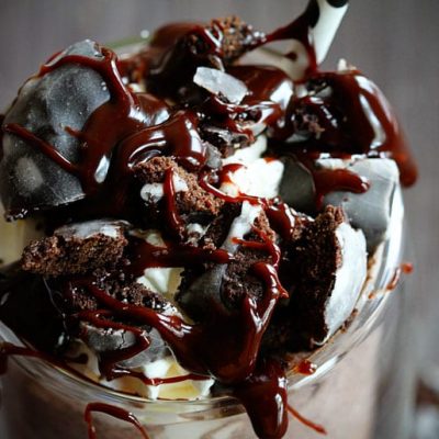 Amazing Chocolate Donut Shake!