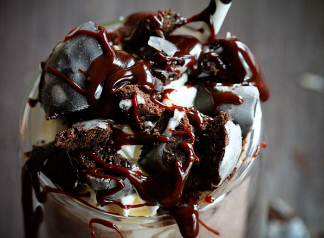 Amazing Chocolate Donut Shake!