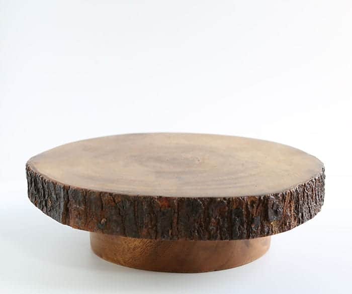 Tree Trunk Cake Stand
