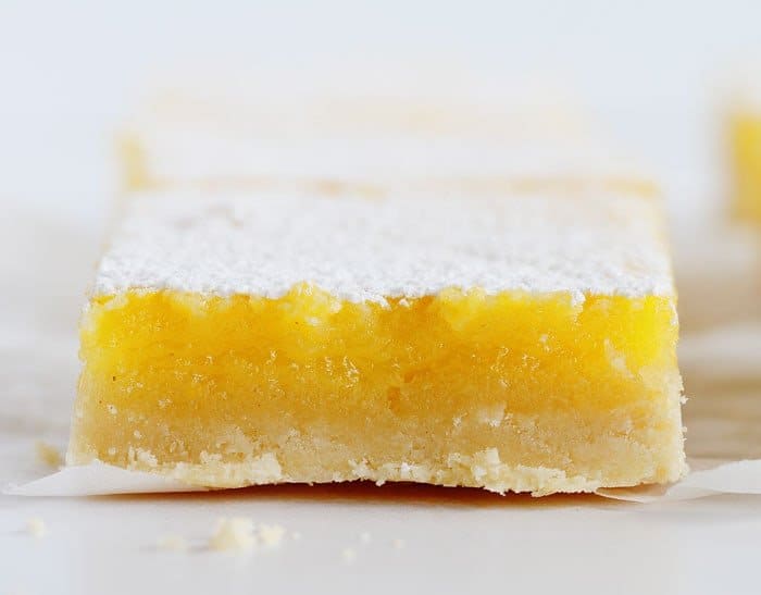 One Lemon Bar straight on view