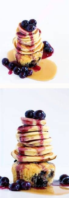 Blueberry Muffin Pancake Extreme Cupcake