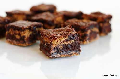 Cookie dough brownies