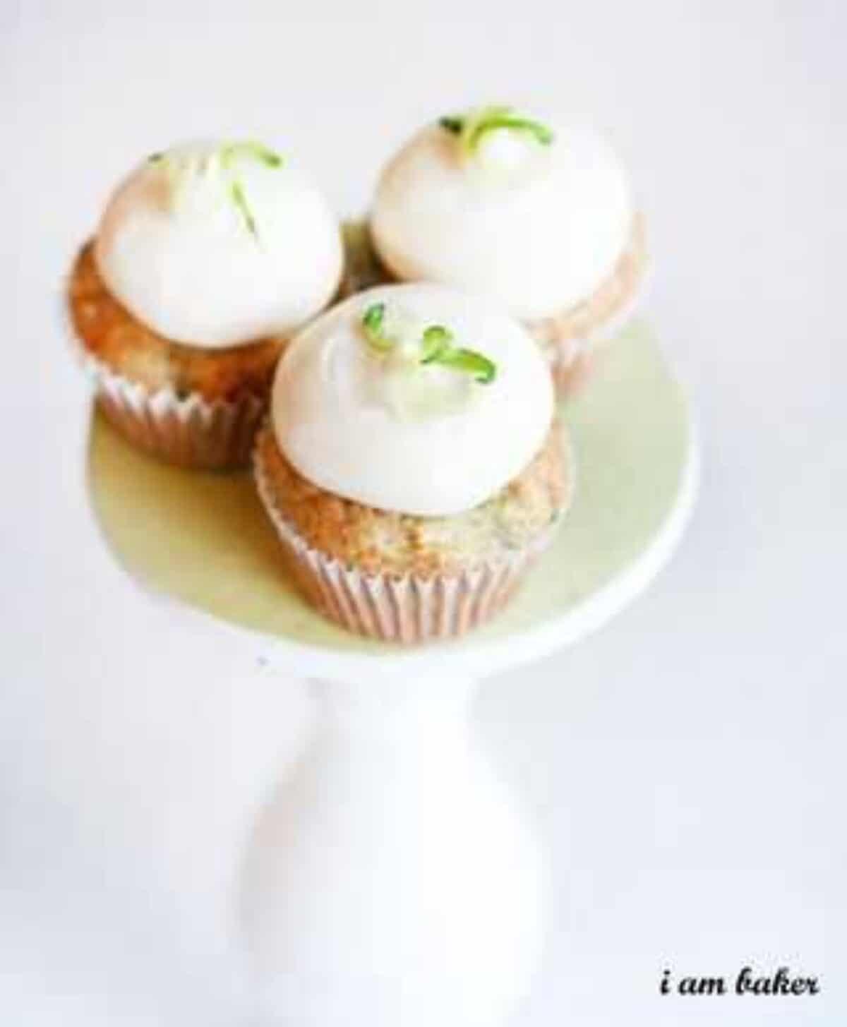 Zucchini Cupcakes and the BEST Cream Cheese Frosting i am baker