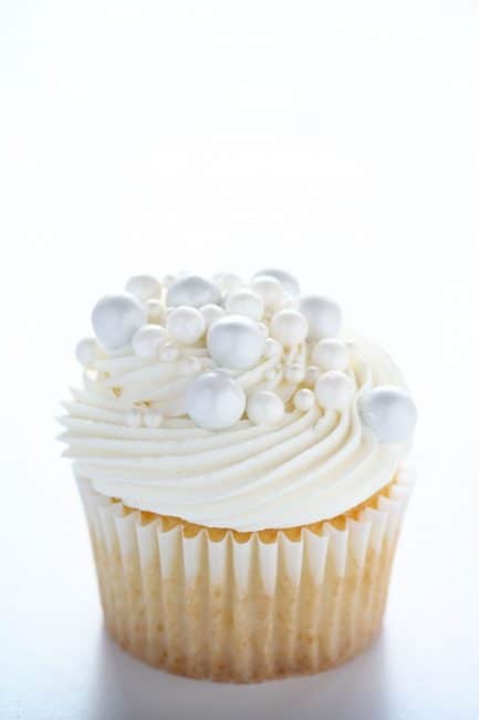 The Perfect White Wedding Cupcakes