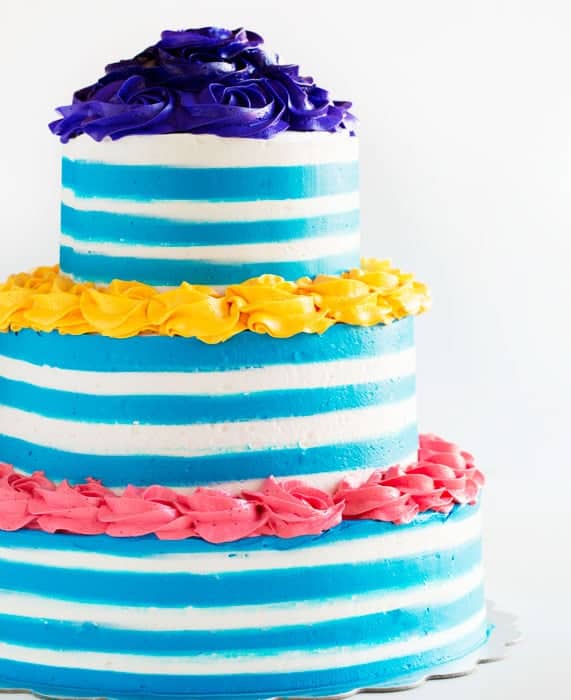 How to Make Stripes in Buttercream