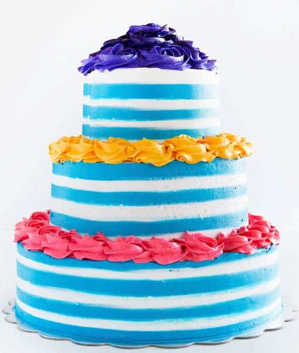 How to Make Stripes in Buttercream