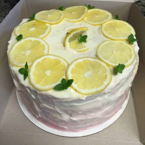 Raspberry Lemonade Cake i am baker