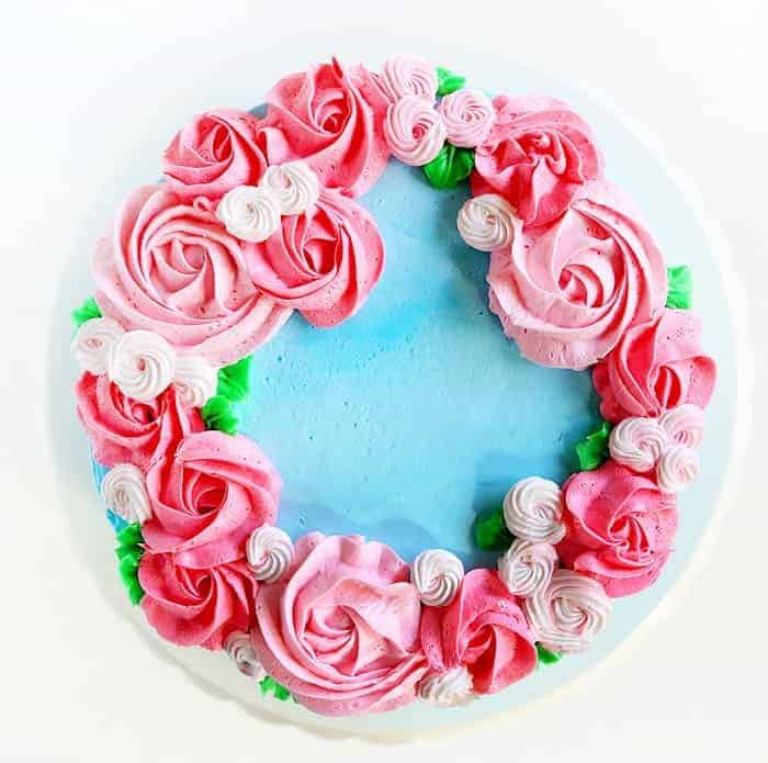 Mother S Day Cake Easy Rosette S I Am Baker