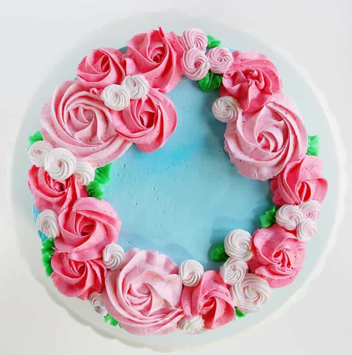 Mother's Day Cake {easy rosette's} | i am baker
