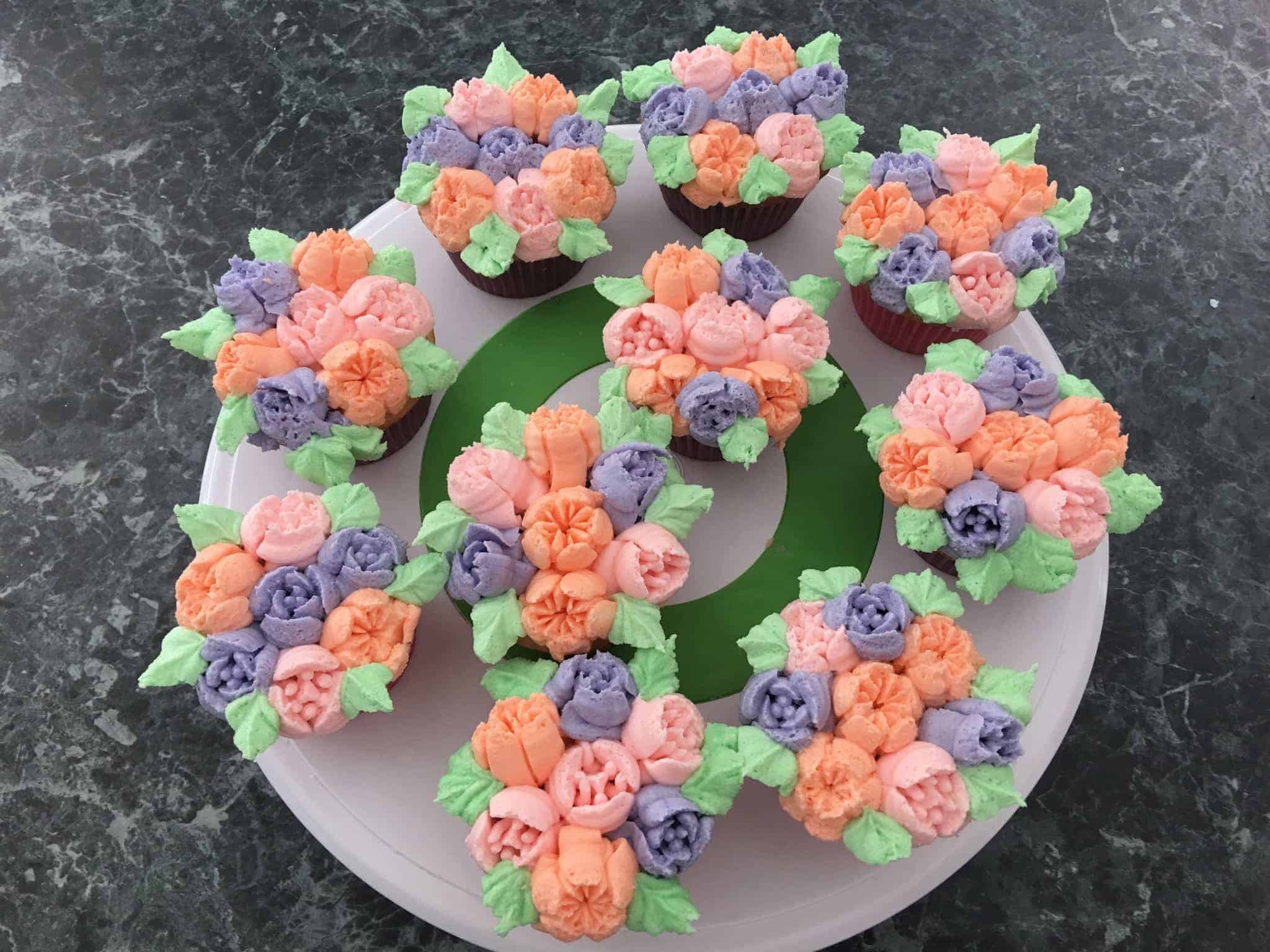 Spring Birthday Cupcakes | i am baker