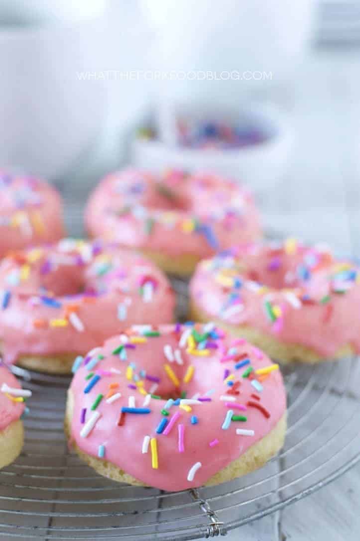 Gluten Free Yellow Cake Donuts 