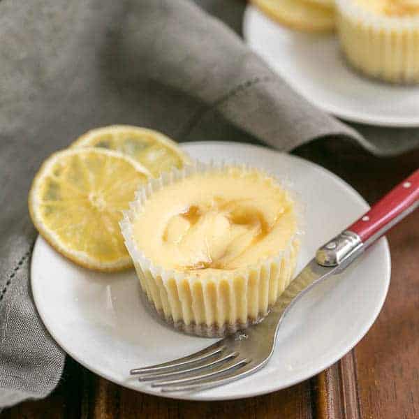 Mini Lemon Curd Cheesecakes I Am Baker 4823