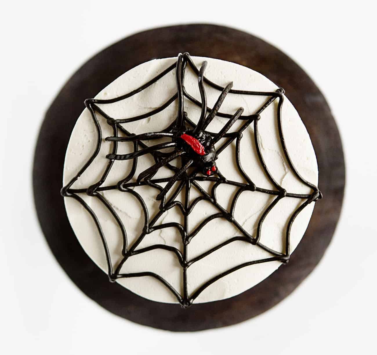 Overhead view of Spider Cake