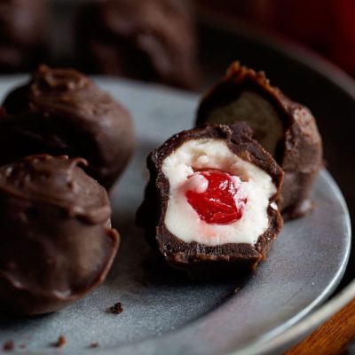 HOMEMADE Red Wine Chocolate Covered Cherries!