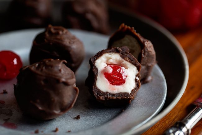 HOMEMADE Red Wine Chocolate Covered Cherries!