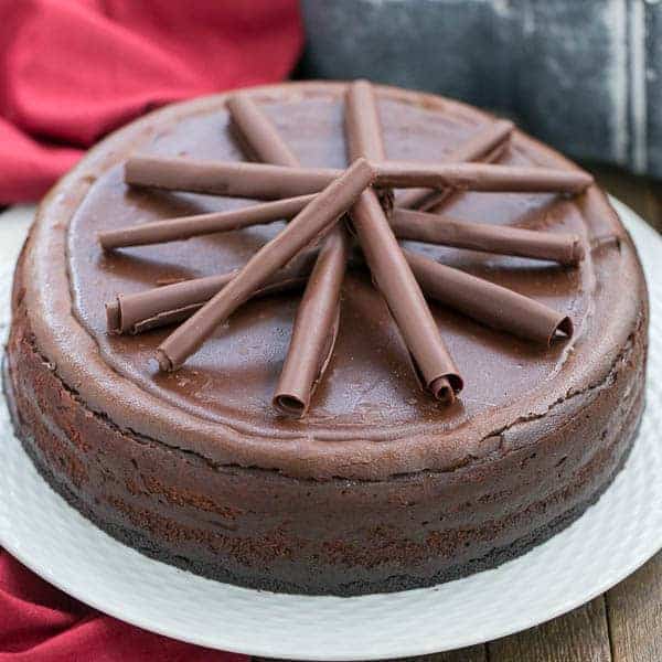 Triple Chocolate Cheesecake i am baker