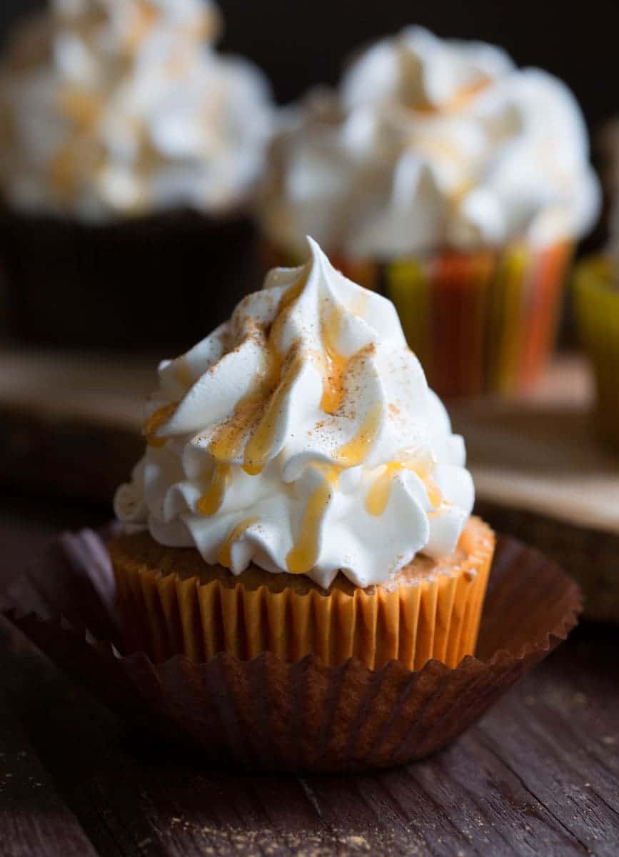 If you love Pumpkin Spice Latte's, you are going to love these perfect cupcakes!