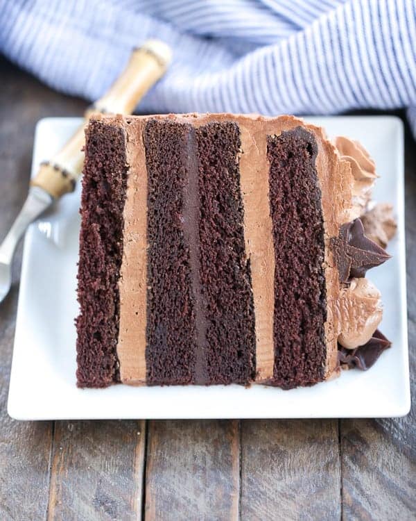 Chocolate Fudge Layer Cake i am baker