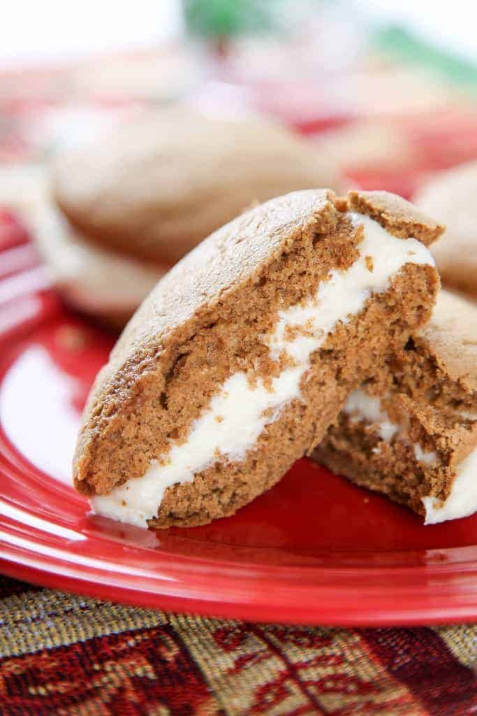 Gingerbread Whoopie Pies | I Am Baker