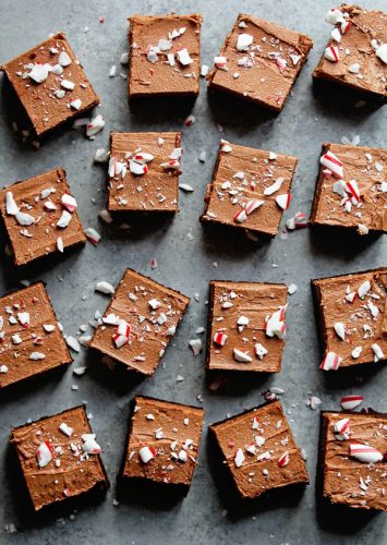 Peppermint One Bowl Brownies | i am baker