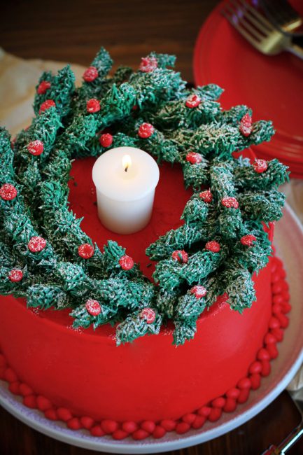 You'll never guess what the wreath is made from!