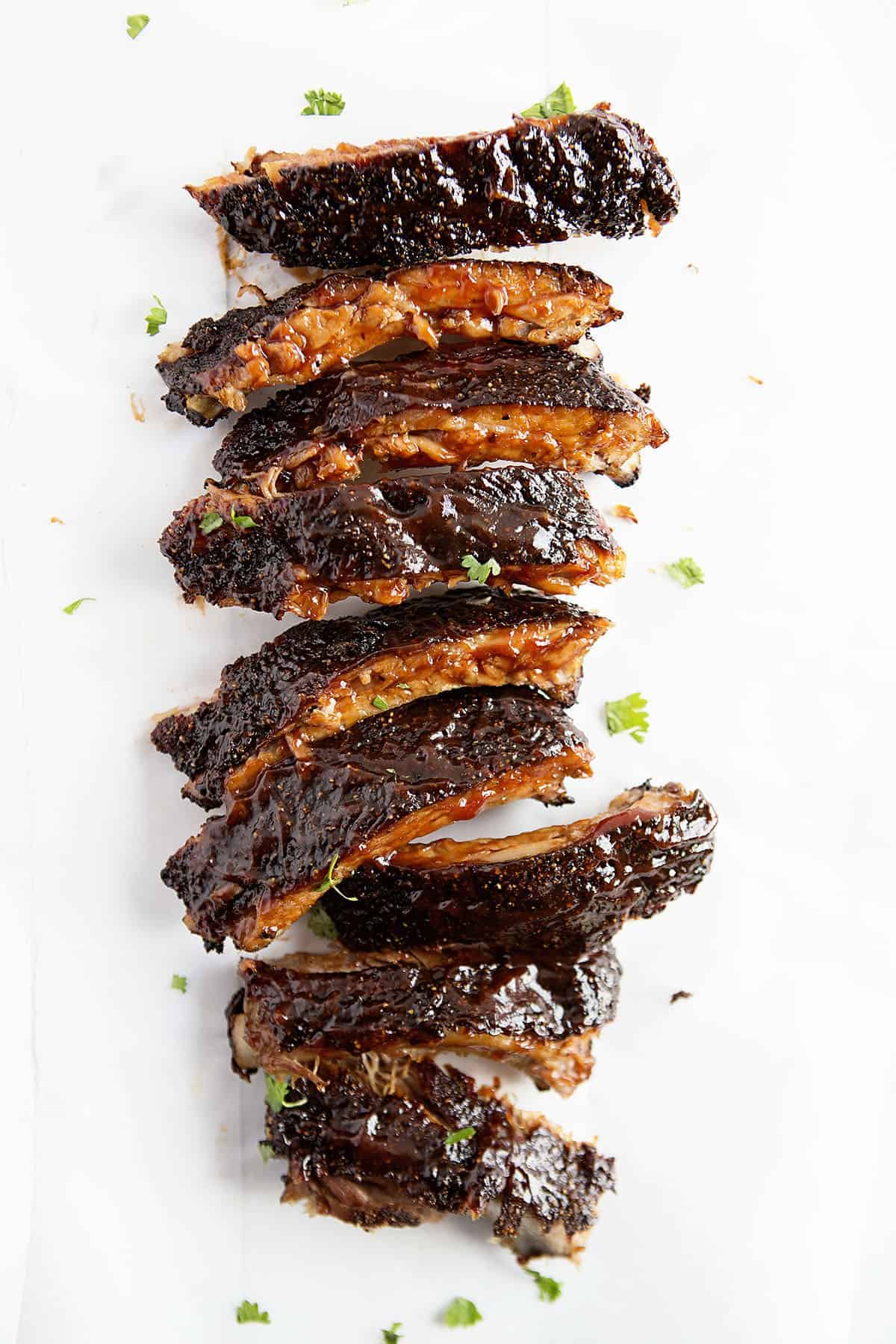 Rack of Perfectly Cooked Ribs