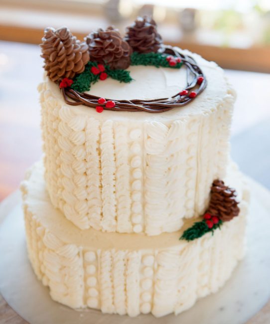 Cable Knit Sweater Cake - i am baker