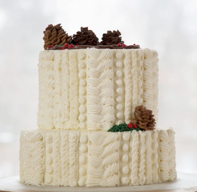 Cable Knit Sweater Cake - i am baker