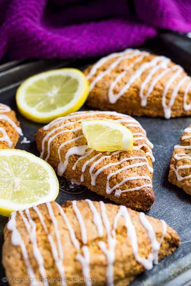 Lemon Drizzle Scones i am baker