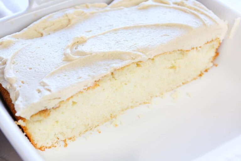 Snack Cake with Salted Caramel Frosting {VIDEO} i am baker