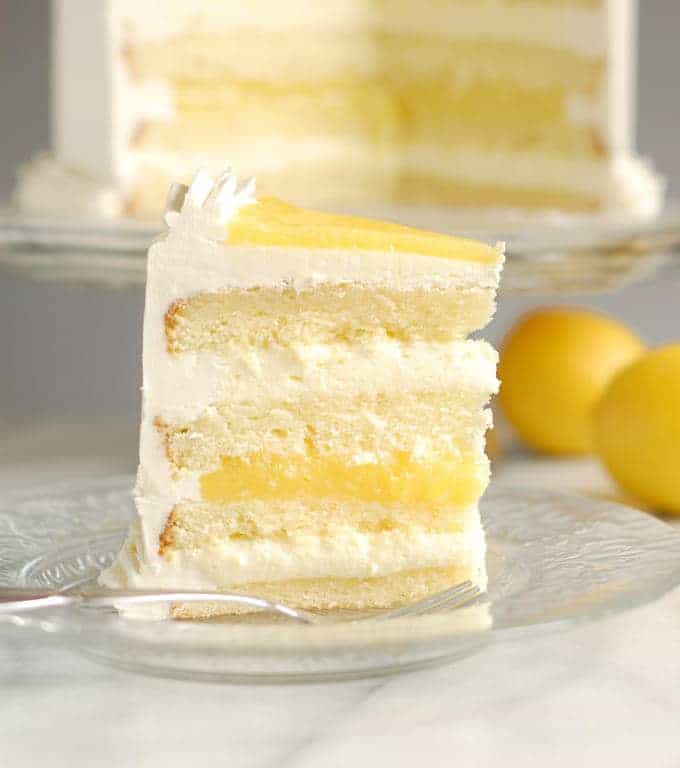 Luscious Lemon Mousse Cake I Am Baker