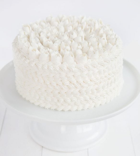 plain white cake