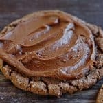 A crisp on the outside and chewy on the inside chocolate cookie with decadent chocolate frosting.