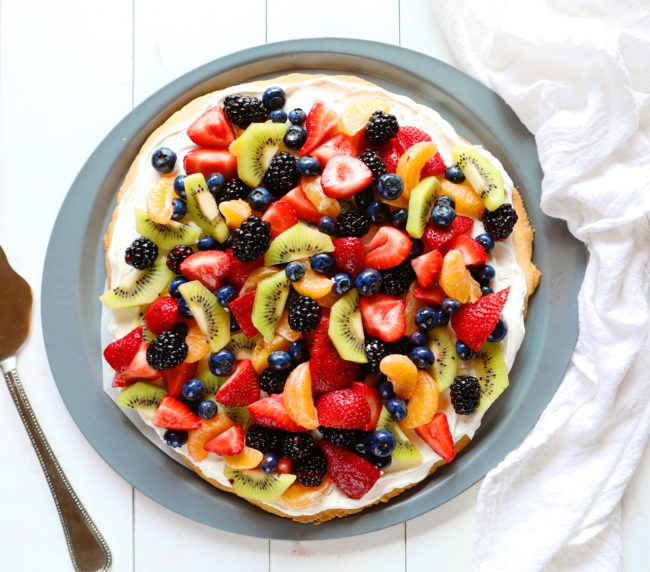 Fruit Pizza {Two Ways} i am baker