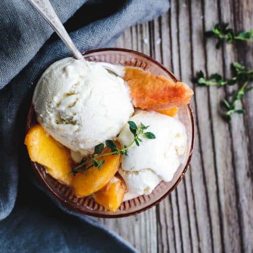 Honey Ricotta Ice Cream I Am Baker 