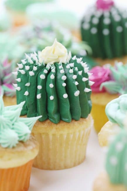 How to make a Barrel Cactus out of buttercream!