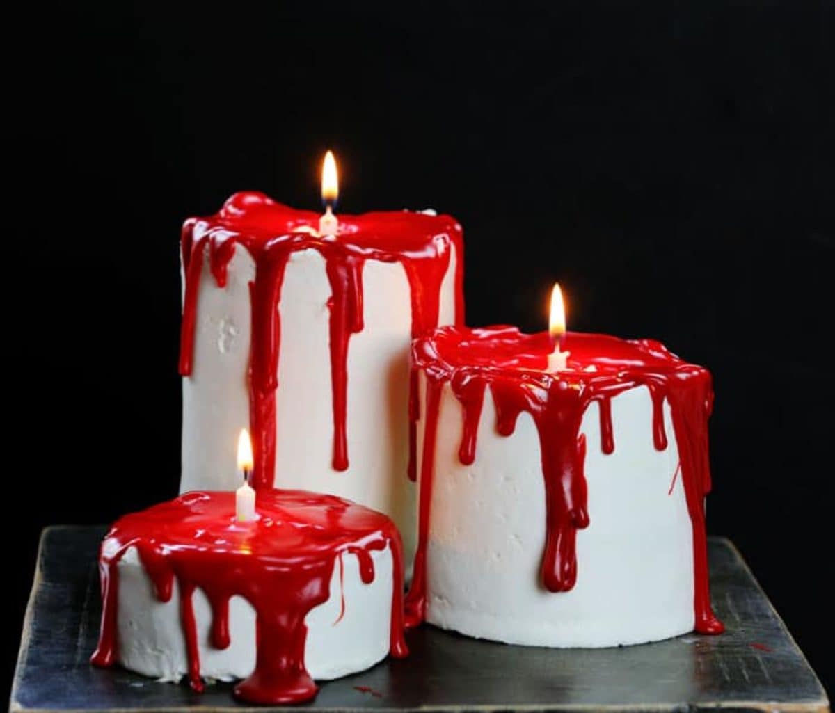 Bloody Candle Cakes {VIDEO TUTORIAL} i am baker