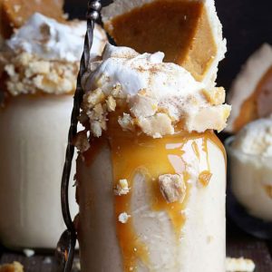 This Pumpkin Pie Milkshake recipe is a keeper! (A great way to WOW family during the holidays!)