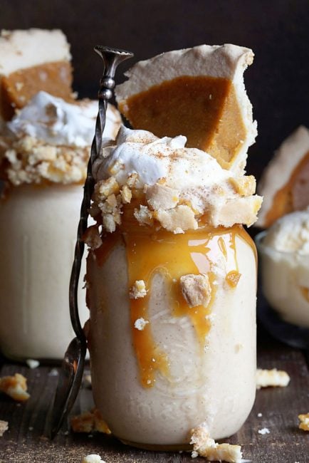 This Pumpkin Pie Milkshake recipe is a keeper! (A great way to WOW family during the holidays!)