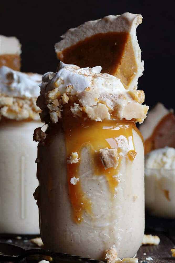 The ULTIMATE Pumpkin Milkshake - i am baker