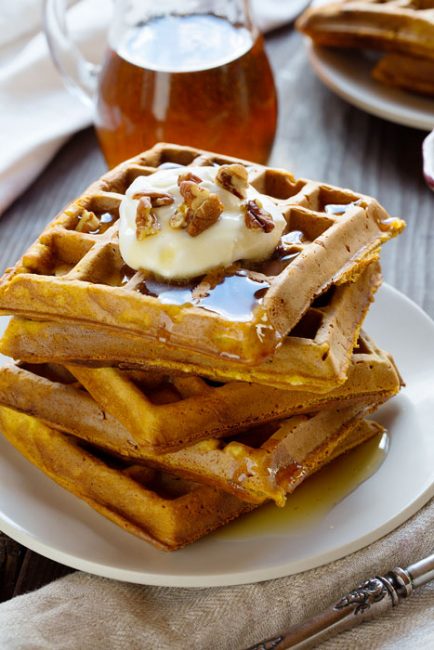 How to Make Pumpkin Waffles