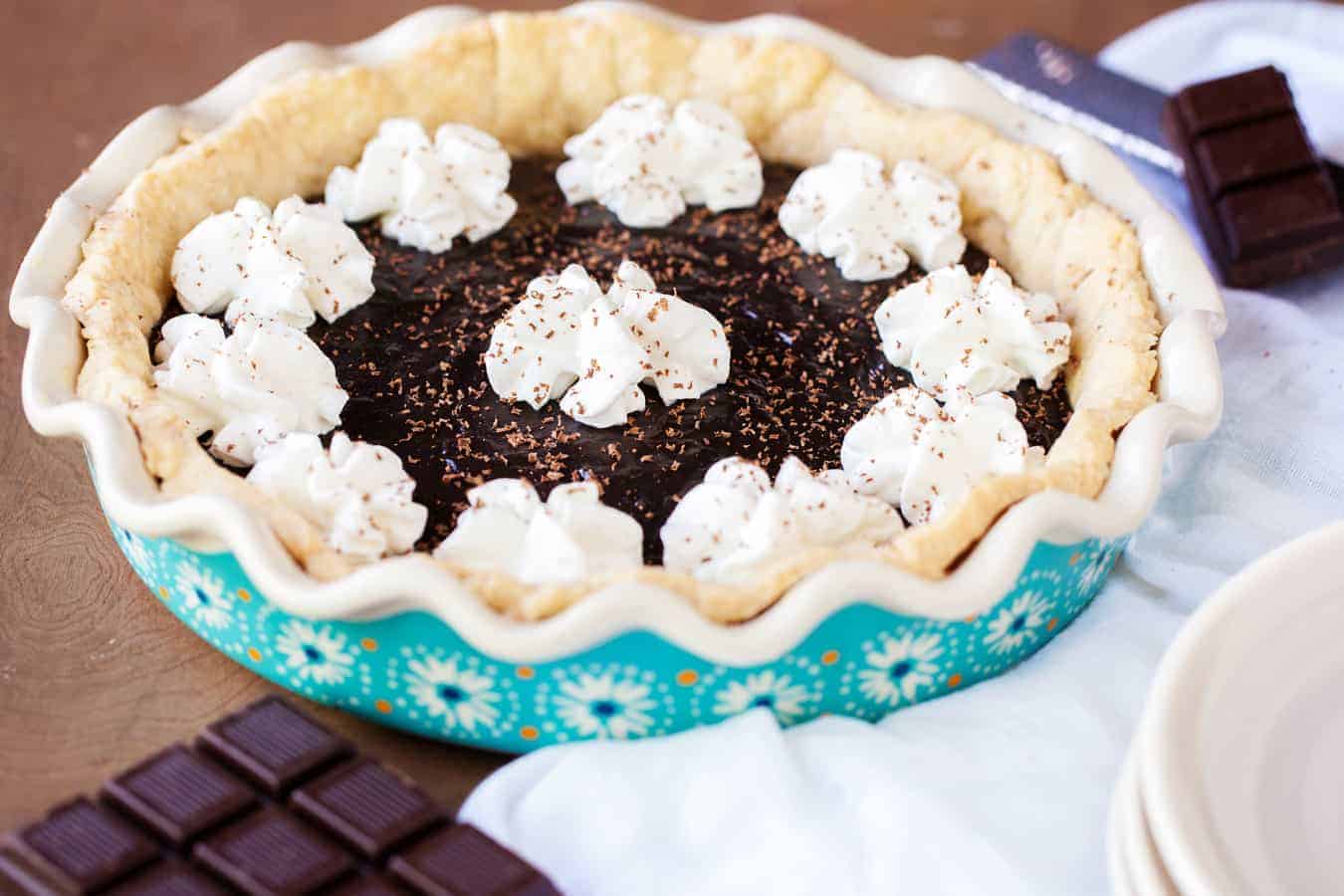 Yoders Amish Chocolate Pie - i am baker